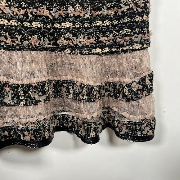 Isabel Toledo x Lane Bryant Tweed Boucle Lace Dress 20 Formal Ruffle Skirt - Picture 7 of 9